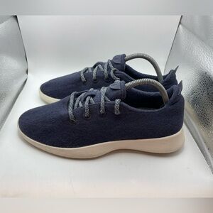 Allbirds Wool Runners men’s blue sneakers size 9